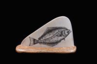 HALIBUT SCRIMSHAW